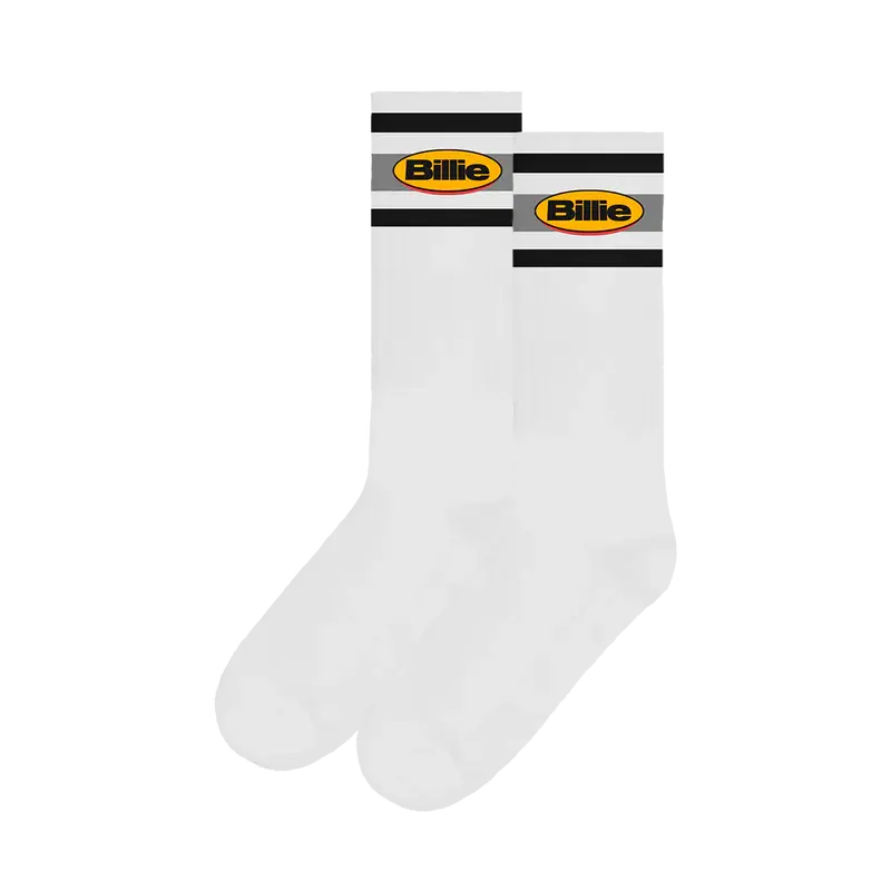 Billie Retro Stripe Socks Billie Eilish Merch