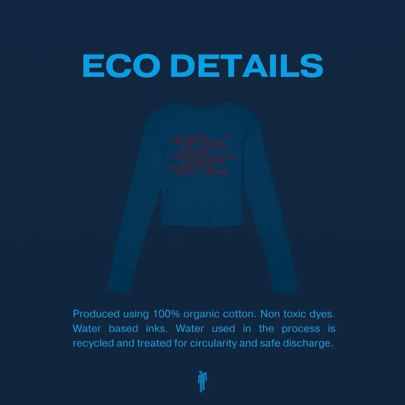 It’s Over Now Baby Crop Longsleeve Billie Eilish Merch