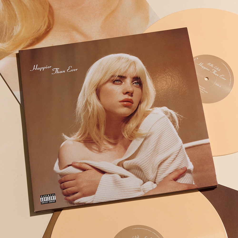 'Happier Than Ever' Exclusive Golden Yellow Vinyl