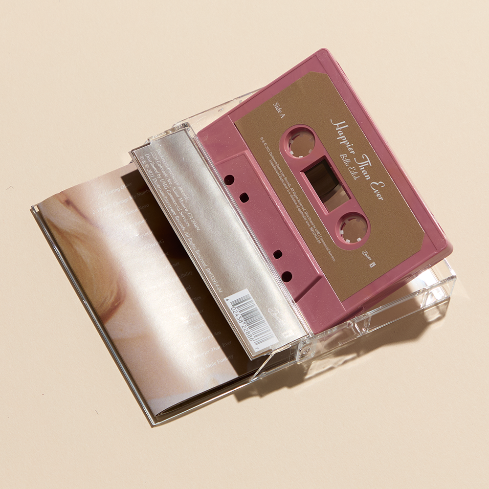 'Happier Than Ever' Exclusive Pink Cassette