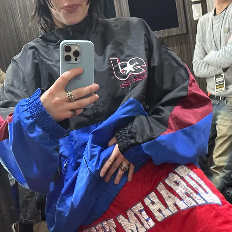 BE Track Jacket Billie Eilish Merch