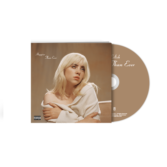 'Happier Than Ever' CD Photobook front