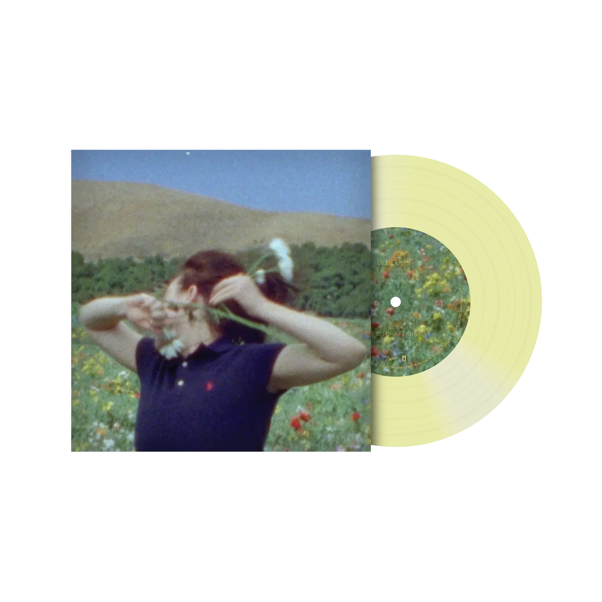 BIRDS OF A FEATHER 7" Vinyl [Translucent Green] Billie Eilish Merch