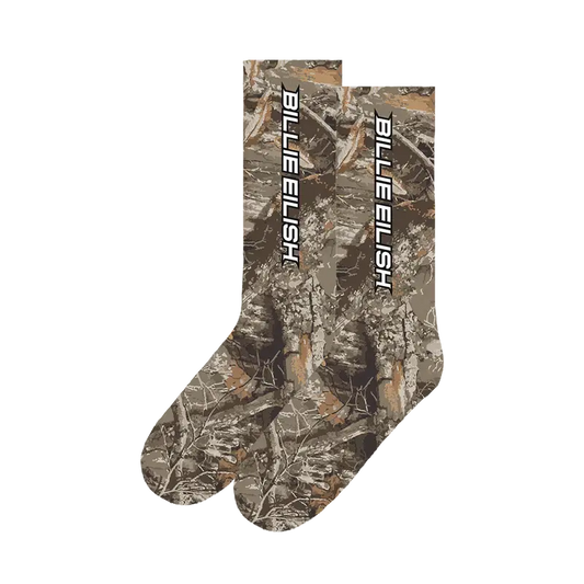 Billie Camo Socks Billie Eilish Merch