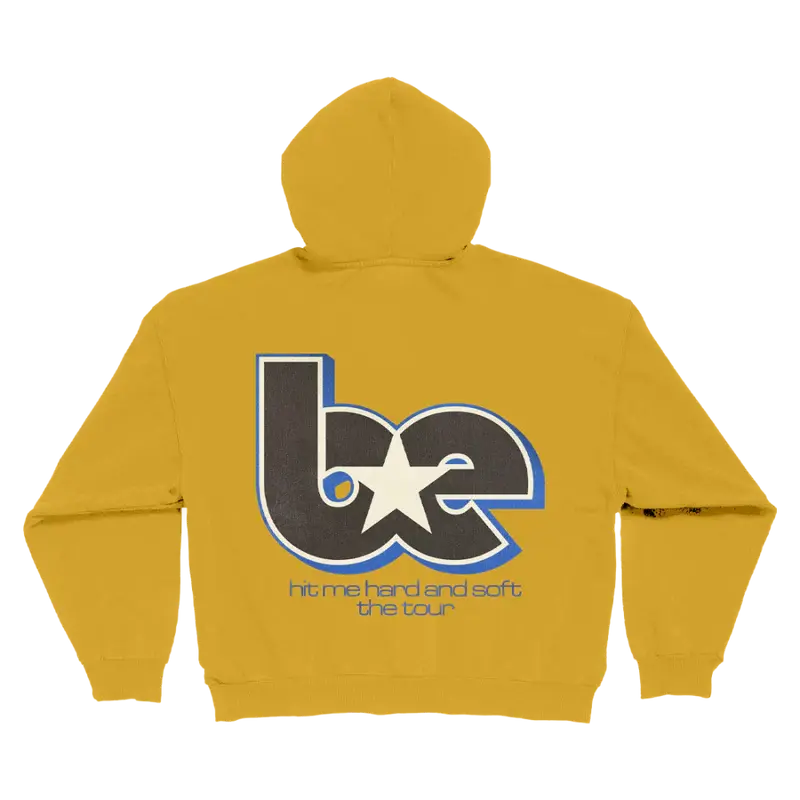Billie Yellow Tour Zip Hoodie Billie Eilish Merch