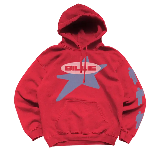 Billie x Lost Love Red Hoodie Billie Eilish Merch
