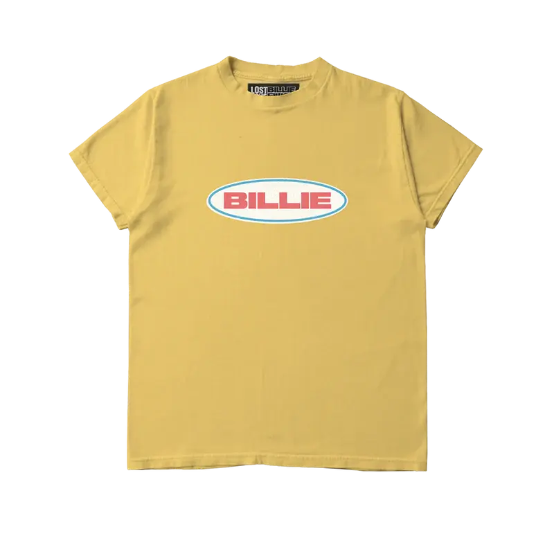 Billie x Lost Love Yellow Logo Tee Billie Eilish Merch