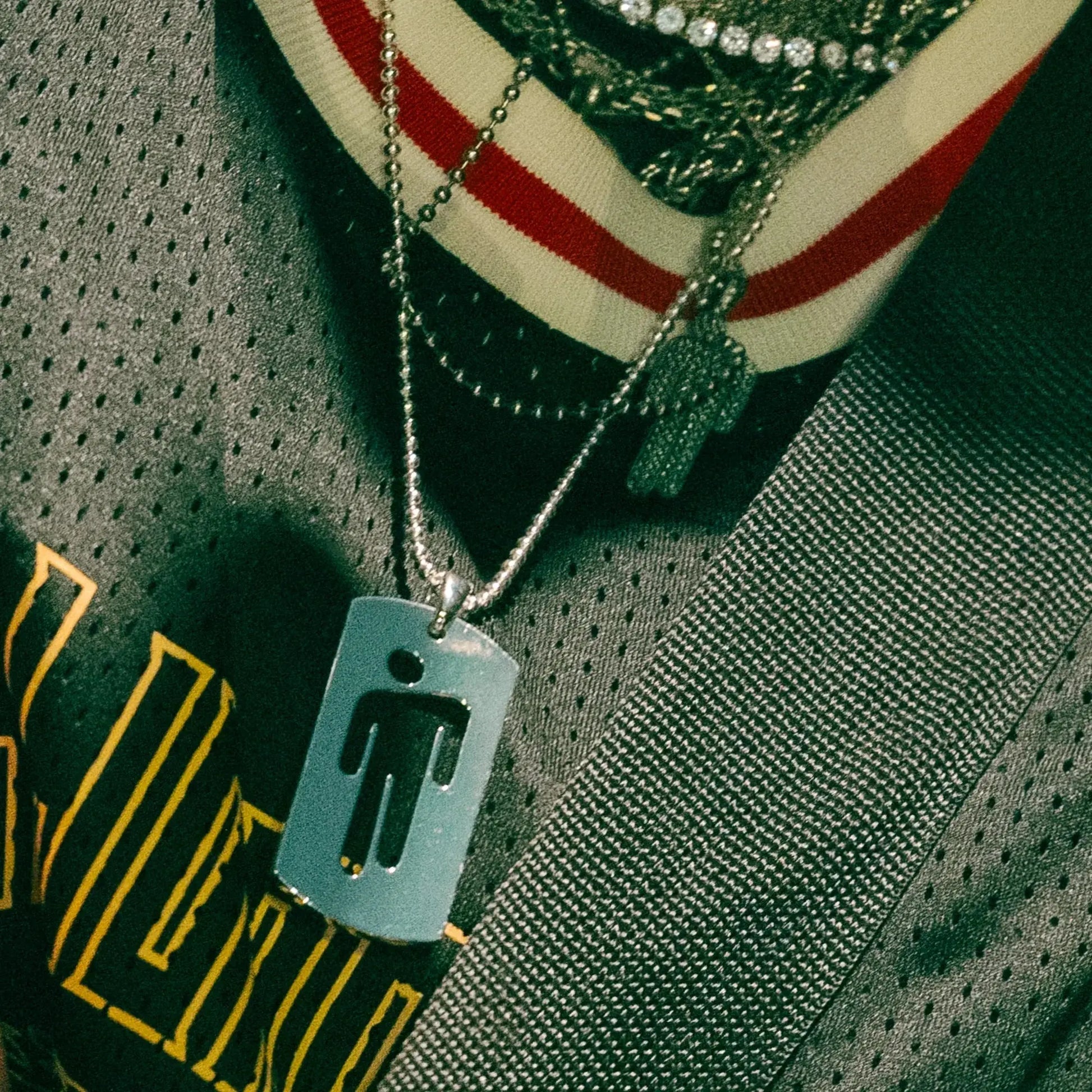 Blohsh Die Cut Dogtag Billie Eilish Merch