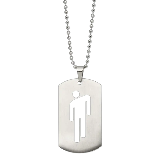 Blohsh Die Cut Dogtag Billie Eilish Merch
