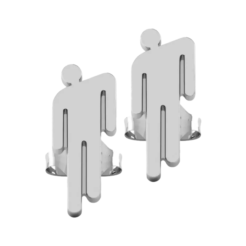 Blohsh Sterling Silver Stud Earrings Billie Eilish Merch