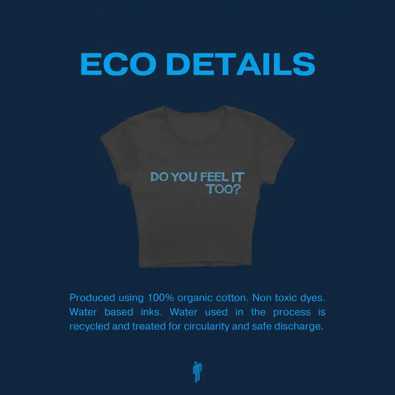 Do You Feel It Too? Crop Baby T-Shirt Billie Eilish Merch