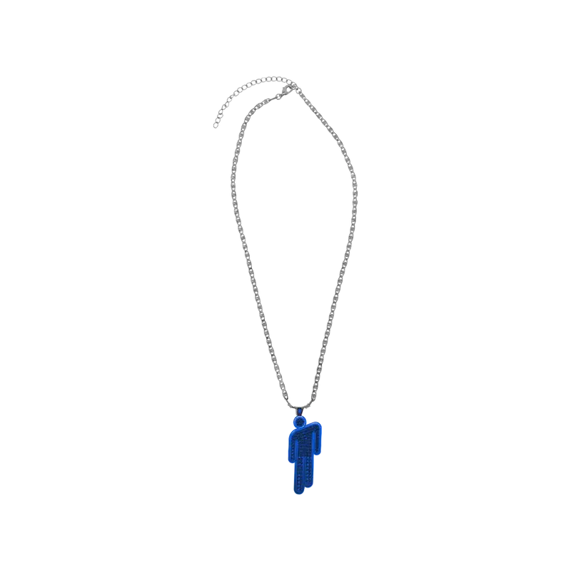 HIT ME HARD AND SOFT Blue Blohsh Necklace Billie Eilish Merch