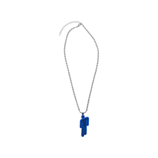 HIT ME HARD AND SOFT Blue Blohsh Necklace Billie Eilish Merch