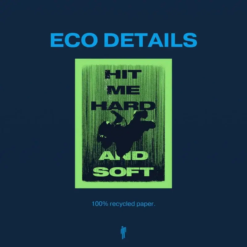 HIT ME HARD AND SOFT Green Poster Billie Eilish Merch