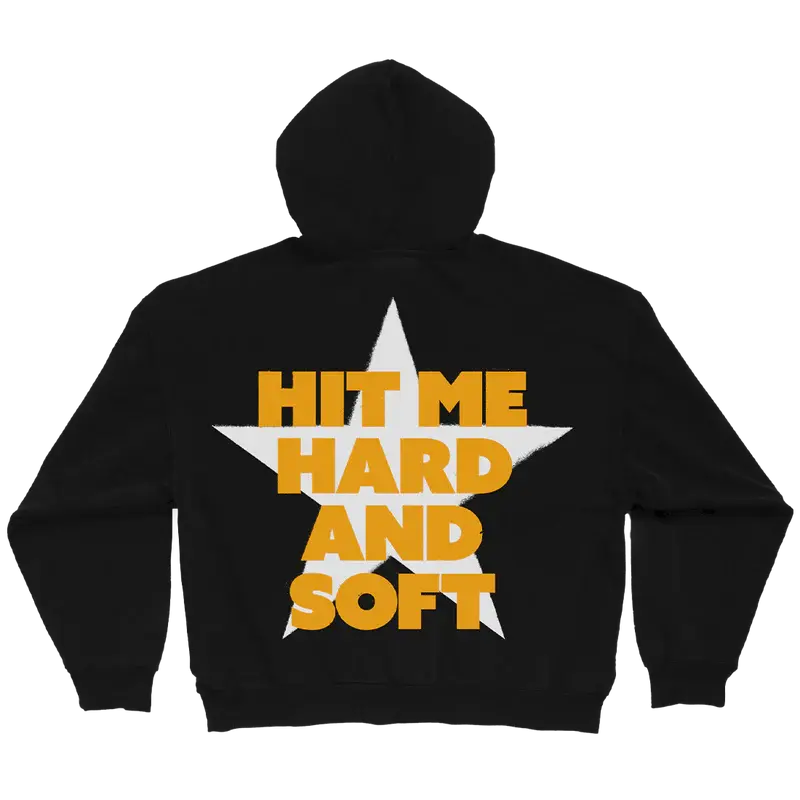 Hit Me Star Black Hoodie Billie Eilish Merch