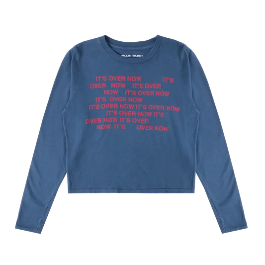 It’s Over Now Baby Crop Longsleeve Billie Eilish Merch