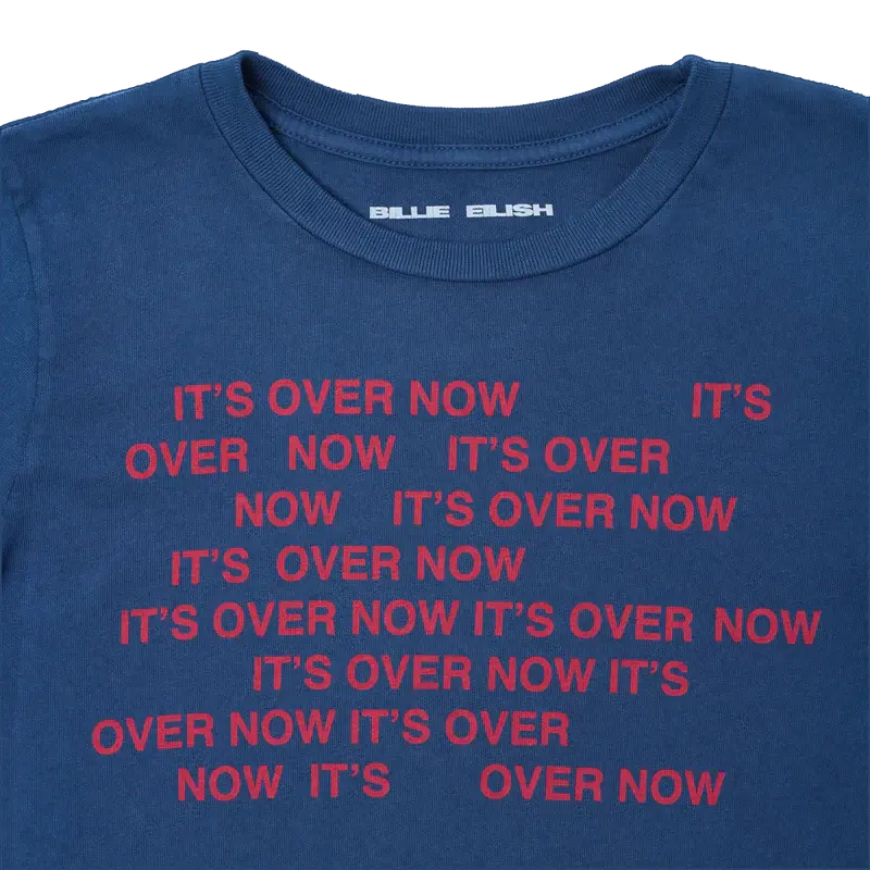 It’s Over Now Baby Crop Longsleeve Billie Eilish Merch