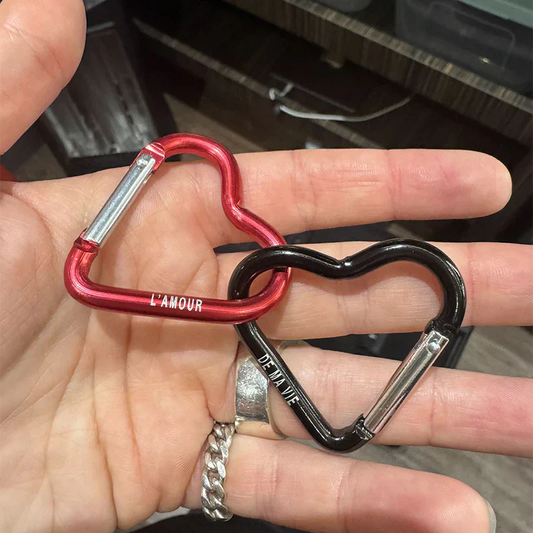 L'Amour Carabiner Clip Set Billie Eilish Merch