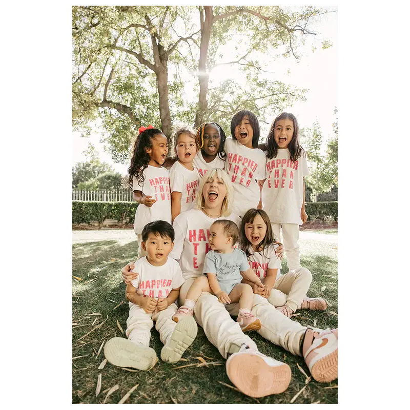 Stencil Organic Youth T-Shirt Billie Eilish Merch