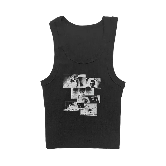 WHEN WE ALL FALL ASLEEP, WHERE DO WE GO? Anniversary Tank in Black Billie Eilish Merch
