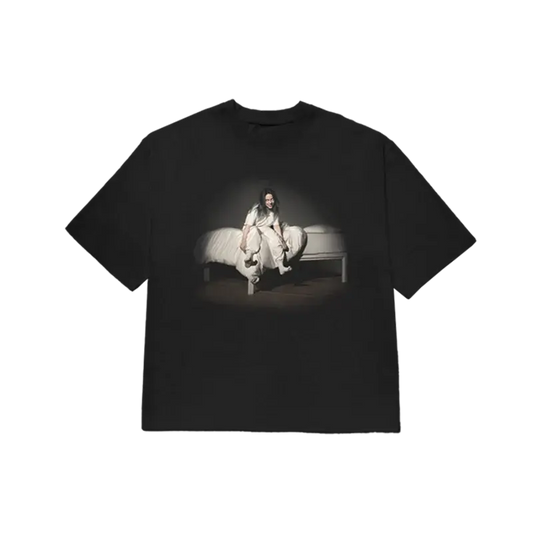 WHEN WE ALL FALL ASLEEP, WHERE DO WE GO? Anniversary Tee in Black Billie Eilish Merch